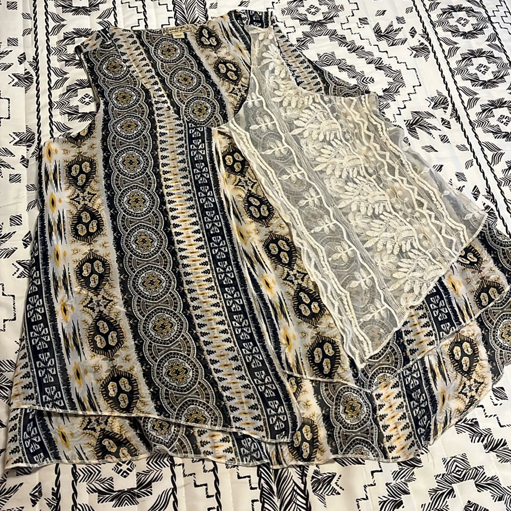 Energe Top Blouse Size L